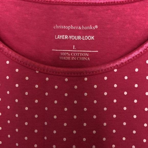 Christopher & Banks Polka Dot top bundle - Picture 6 of 6